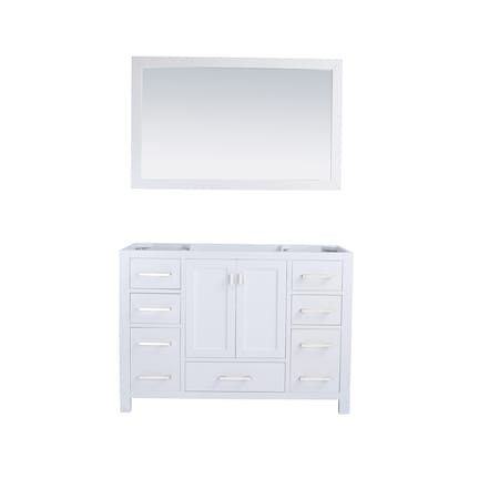 Laviva Wilson 48, White Cabinet 313ANG-48W